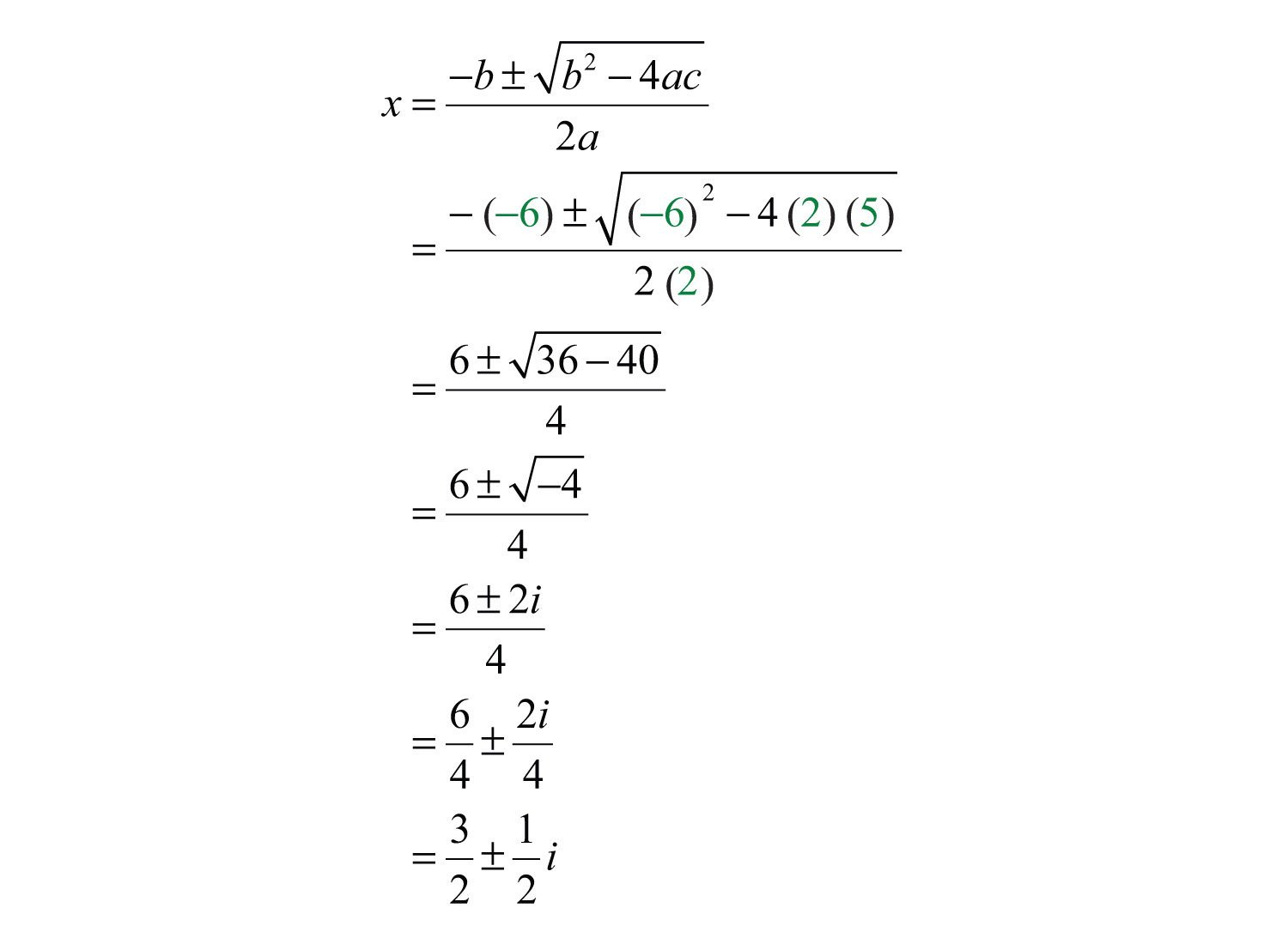 Introduction To Complex Numbers And Complex Solutions For Solving Quadratic Equations With Complex Solutions Worksheet