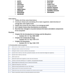 Introduction To Ecology Vocabulary Also Principles Of Ecology Worksheet Answers