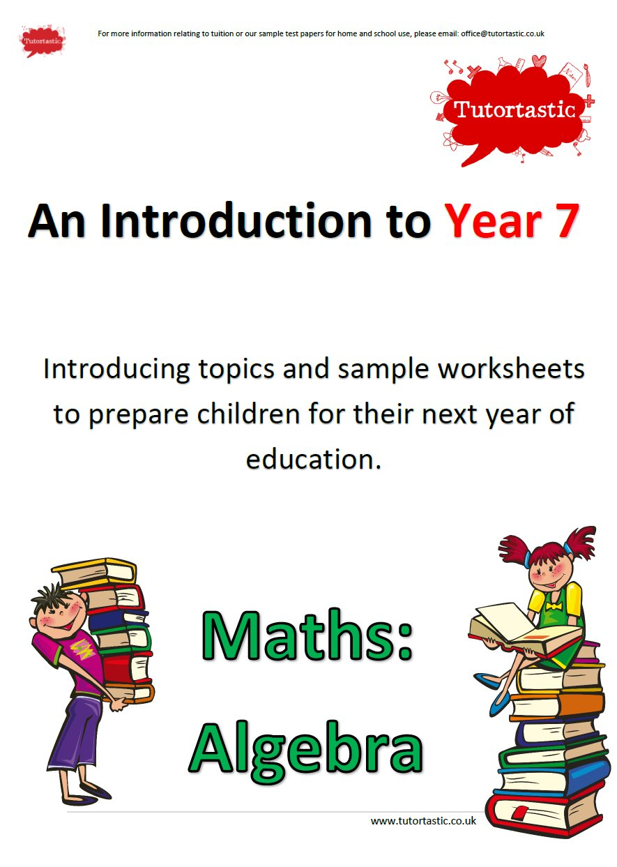 Introduction To Year 7  Algebra Regarding Transition To Algebra Worksheets