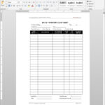 Inventory Count Worksheet Template And Accounting Worksheet
