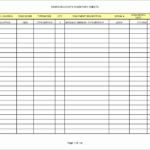 Inventory Tracking Sheet   Tutlin.psstech.co For Inventory Tracking Templates