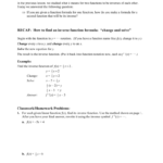 Inverse Functions Formulas  Composition Practice Within Inverse Function Word Problems Worksheet