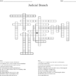 Judicial Branch Crossword  Wordmint With Regard To Judicial Branch Worksheet Answers