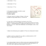 Keplers Laws For Label The Planets Worksheet