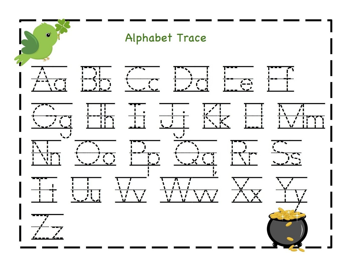 Kindergarten Alphabet Worksheets Printable  Activity Shelter Regarding Kindergarten Letter Worksheets