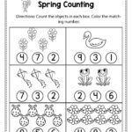 Kindergarten Coloring  Spring Activities For Kindergarten Math Together With Preschool Math Worksheets