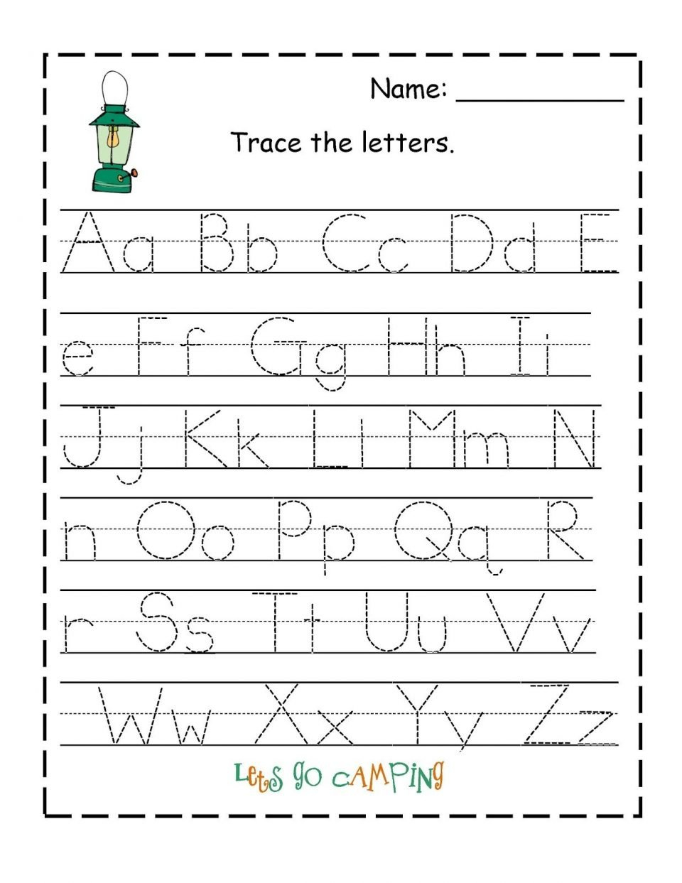 Kindergarten Handwriting Worksheets  Best Coloring Pages For Kids Pertaining To Handwriting Worksheets For Kindergarten