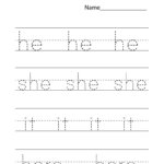 Kindergarten Practice Worksheets Spelling – Learning Printable Inside Kindergarten Spelling Worksheets