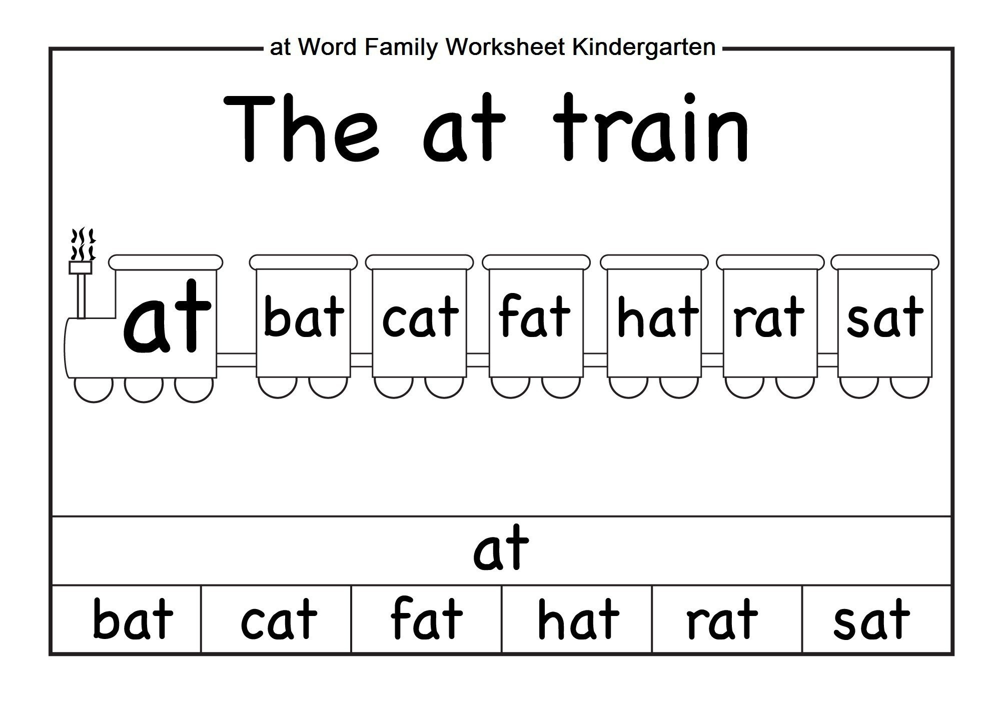 Kindergarten Songs To Teach Kids Education Grants For Schools Within Word Family Worksheets Kindergarten