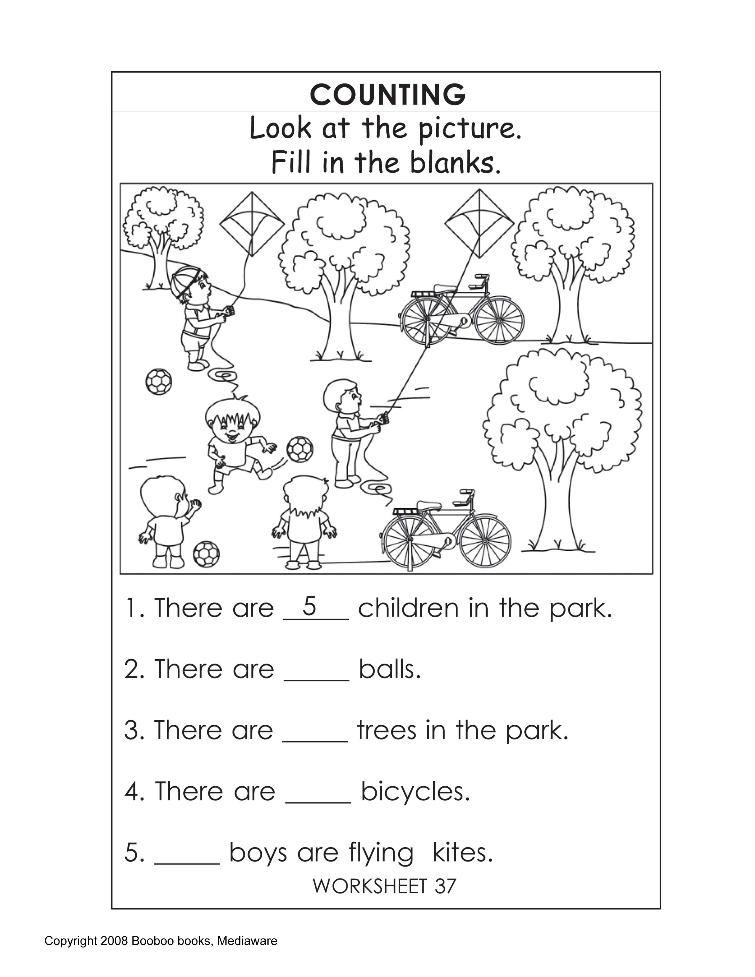 Kindergarten Subtraction Worksheets For Grade Jr Kg Practice Paper With Kite Worksheets For Kindergarten