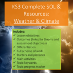 Ks3 Weather And Climate Complete Sol And Resourcesmissmteach Or Weather And Climate Teaching Resources Worksheet