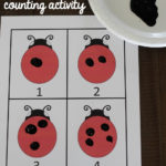 Ladybug Spots Counting Activity Throughout Ladybug Math Worksheets