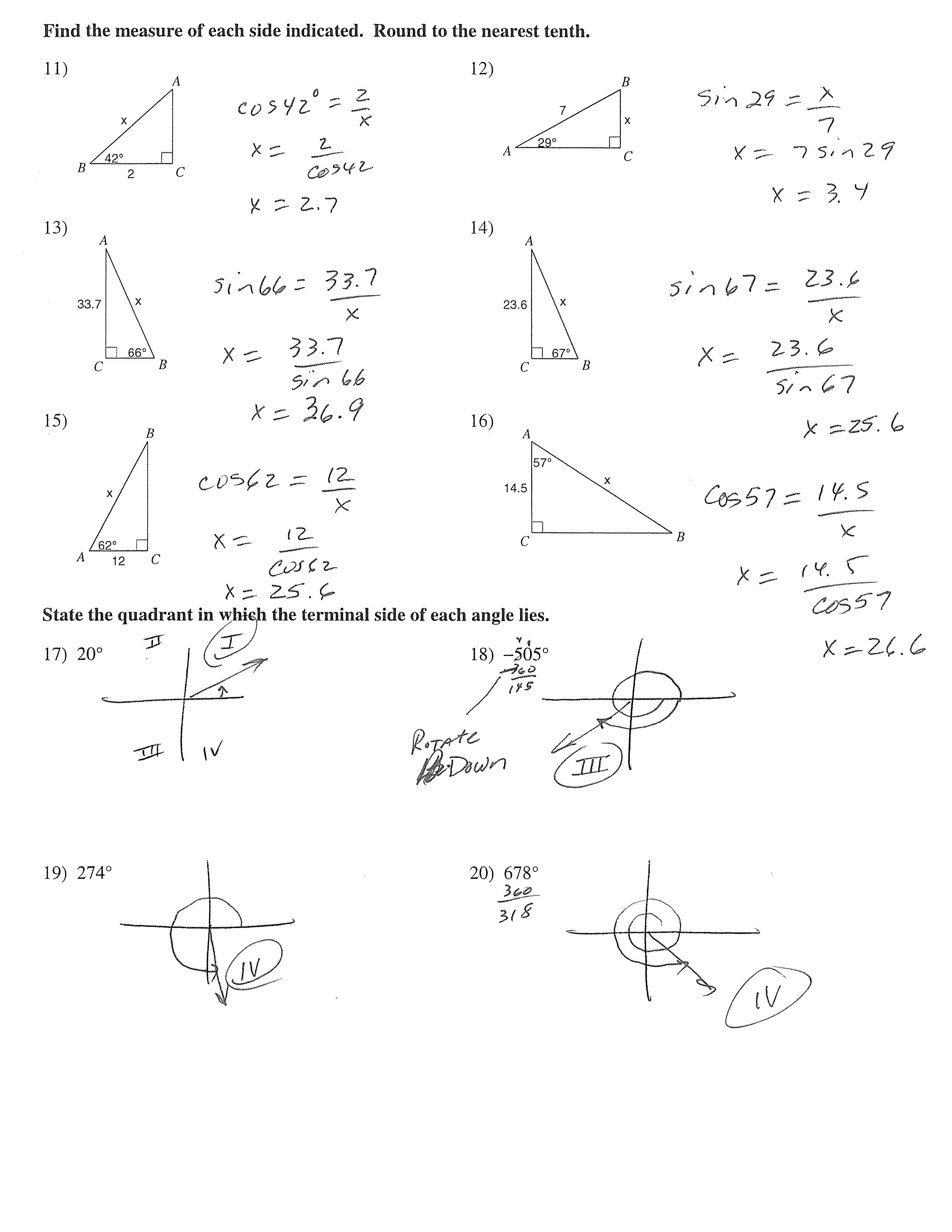 Law Of Sines Practice Worksheet The Best Worksheets Image Collection Or Law Of Sines Practice Worksheet Answers