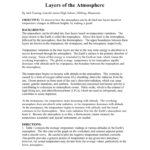 Layers Of The Atmospherepdf And Layers Of The Atmosphere Worksheet Answers