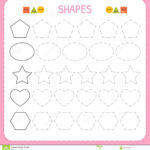 Learn Shapes And Geometric Figures Preschool Or Kindergarten For Shapes Worksheets For Kindergarten