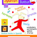 Learn Spanish For Kids Workbook Spanish Fun With Bunbun With Learning Spanish Worksheets