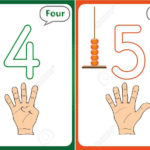 Learning The Numbers 010 Flash Cards Educational Preschool With Regard To Preschool Activities Worksheets