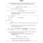 Lecture 27 Solutions Ii Throughout Ap Chem Solutions Worksheet Answers