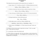 Lecture 31 Acids And Bases Iii In Ap Chem Solutions Worksheet Answers