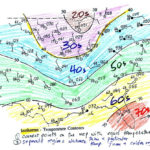 Lecture 8  Surface Weather Map Analysis Within Reading A Weather Map Worksheet Answer Key