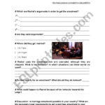 Legal English  Friends  Ross And Rachel Try To Get An Annulment Along With Divorce Annulment Worksheet
