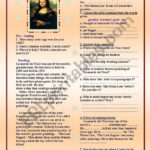 Leonardo Da Vinci  Esl Worksheetkru Eng2501 Intended For Leonardo Da Vinci Inventions Worksheet