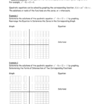 Lesson 2 Solving Quadratic Equationsgraphing Mcf 3M1 Date With Regard To Solving Quadratic Equations By Graphing Worksheet Answers