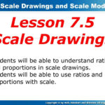 Lesson 75 Scale Drawings 57 Scale Drawings And Scale Models  Ppt For Scale Drawings Worksheet 7Th Grade