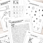 Letter K Worksheets  Alphabet Series  Easy Peasy Learners Or Letter K Worksheets For Kindergarten