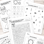 Letter O Worksheets  Alphabet Series  Easy Peasy Learners Intended For Kindergarten Alphabet Worksheets