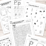 Letter P Worksheets  Alphabet Series  Easy Peasy Learners In Learning The Alphabet Worksheets