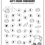 Letter Recognition Worksheets Pdf 3  Planes  Balloons  Let's Make Along With Alphabet Worksheets For Kindergarten Pdf