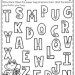 Letter Recognition Worksheets  Planning Playtime As Well As Alphabet Recognition Worksheets For Kindergarten