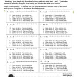Li 2 Graphing Inequalities With One Variable  Mathops Also Graphing Compound Inequalities Worksheet