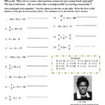 Li 5 Solving And Graphing Two Step Inequalities  Mathops Regarding Solving And Graphing Inequalities Worksheet