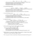Limiting Reagent Worksheet 1 Or Limiting And Excess Reactants Worksheet