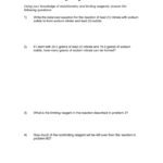 Limiting Reagent Worksheet C2002 Cavalcade Publishing All Together With Stoichiometry Limiting Reagent Worksheet Answers