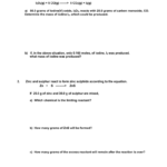 Limiting Reagents Worksheet Pertaining To Limiting Reagent Worksheet 2