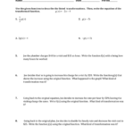 Linear Transformation Worksheet 2 And Transformations Of Linear Functions Worksheet