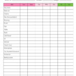 List Down Your Weekly Expenses With This Free Printable Weekly ... For Paid Time Off Tracking Spreadsheet