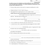 Literary Terms Review Worksheet And Literary Elements Review Worksheet