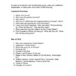 Louisiana Purchasewar Of 1812 Quiz Study Guide In First Invasion War Of 1812 Video Worksheet Answers