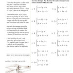 Ls 4 Solving Systems Using Substitution And The Distributive Also Solving Systems Of Equations Word Problems Worksheet Answer Key