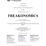 Magnolia Pictures With Freakonomics Movie Worksheet Answer Key