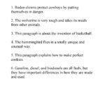 Main Idea Worksheet 2  Answers As Well As Main Idea Worksheets