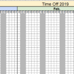 Managing Holidays And Time Off Requests With Excel [Template 2018] For Paid Time Off Tracking Spreadsheet