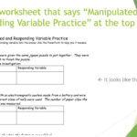 Manipulated And Responding Variables Congratulations You Found The Pertaining To Manipulated And Responding Variables Worksheet Answers
