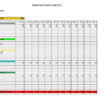 Marketing Budget Spreadsheet Template – Download Excel Together With Marketing Spreadsheet Template
