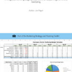 Marketing Budget Spreadsheet Template | Smart Insights For Marketing Spreadsheet Template