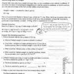 Mass And Weight Worksheet Answers  Soccerphysicsonline Throughout Mass Weight And Gravity Worksheet Answers